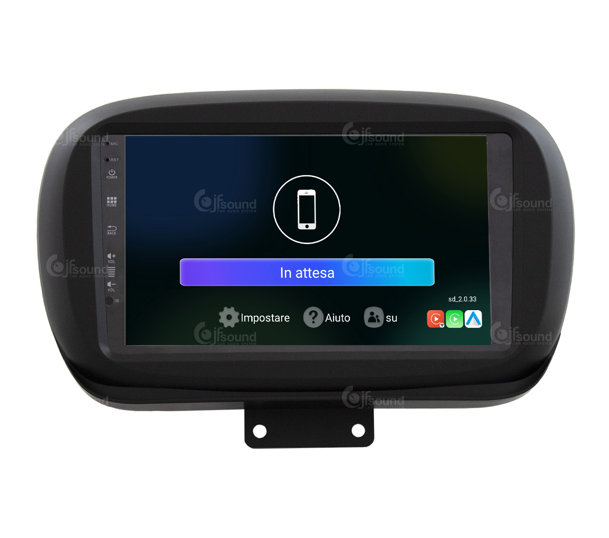 JFSound UP-PRO JF-031FX-UP-PRO autoradio Android per Fiat 500X