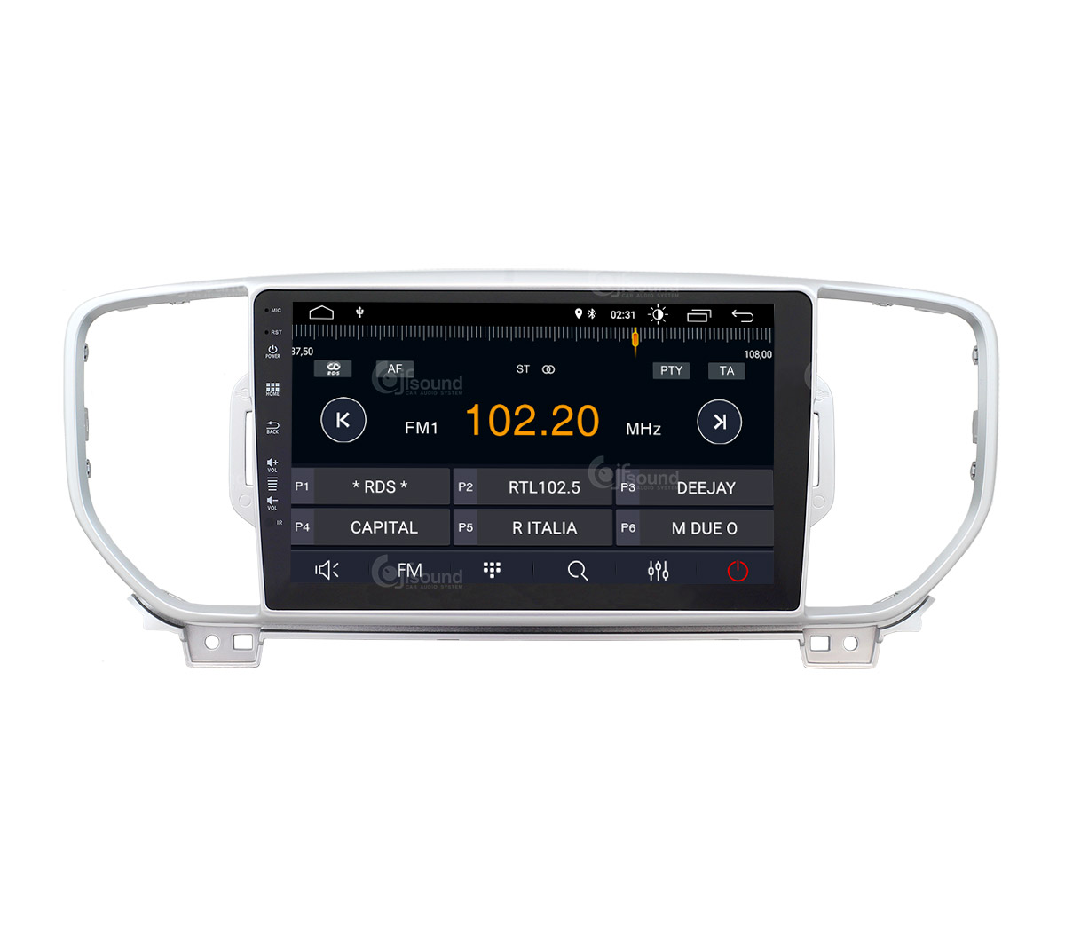 JFSound JF-039KS-X7C-3-PRO autoradio Android per Kia Sportage DSP