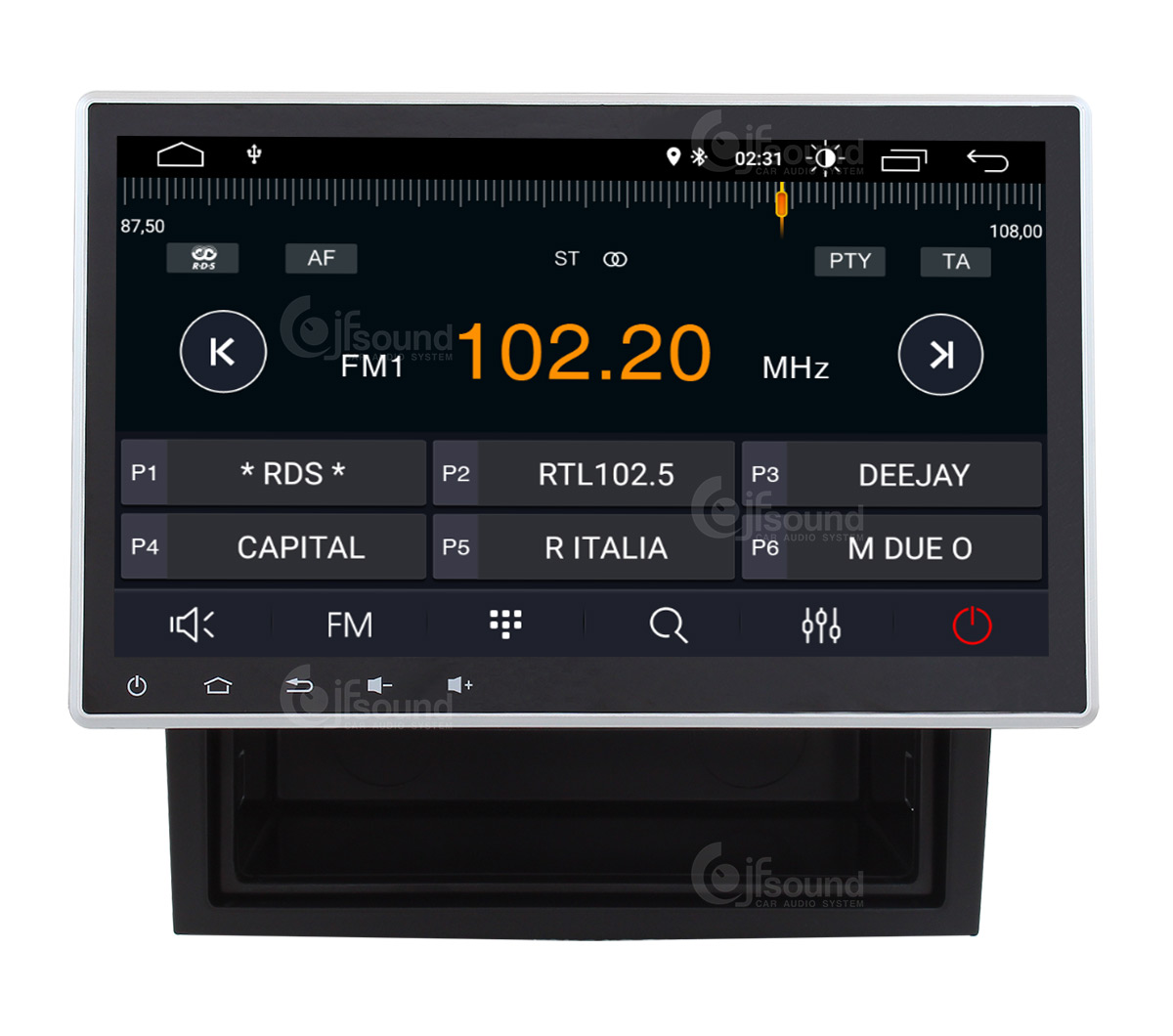 JFSound X7C-PRO JF-011-X7C-D1-PRO autoradio Fiat Ducato DSP