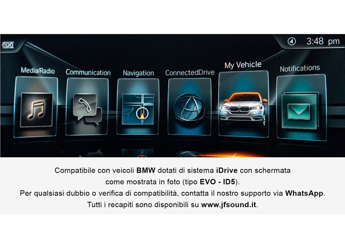 JFSound JF-131X3O-EVO sistema multimediale auto Android EVO