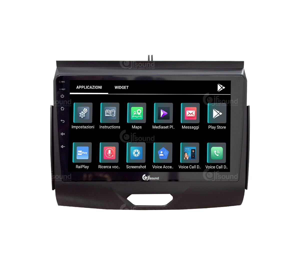 JFSound X7C-PRO JF-439FR autoradio Android Ford Ranger DSP