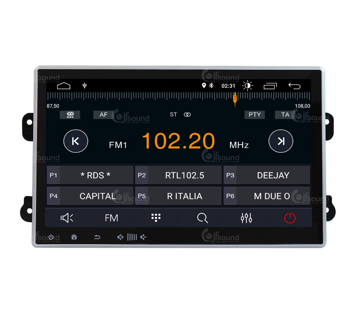 JFSound X7C-PRO JF-011-X7C-D8-PRO autoradio Fiat Ducato 8 DSP