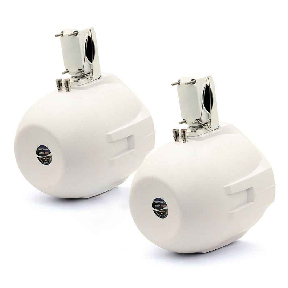 Power Acoustik Marine MWT-80W casse torre 8" bianche 750W