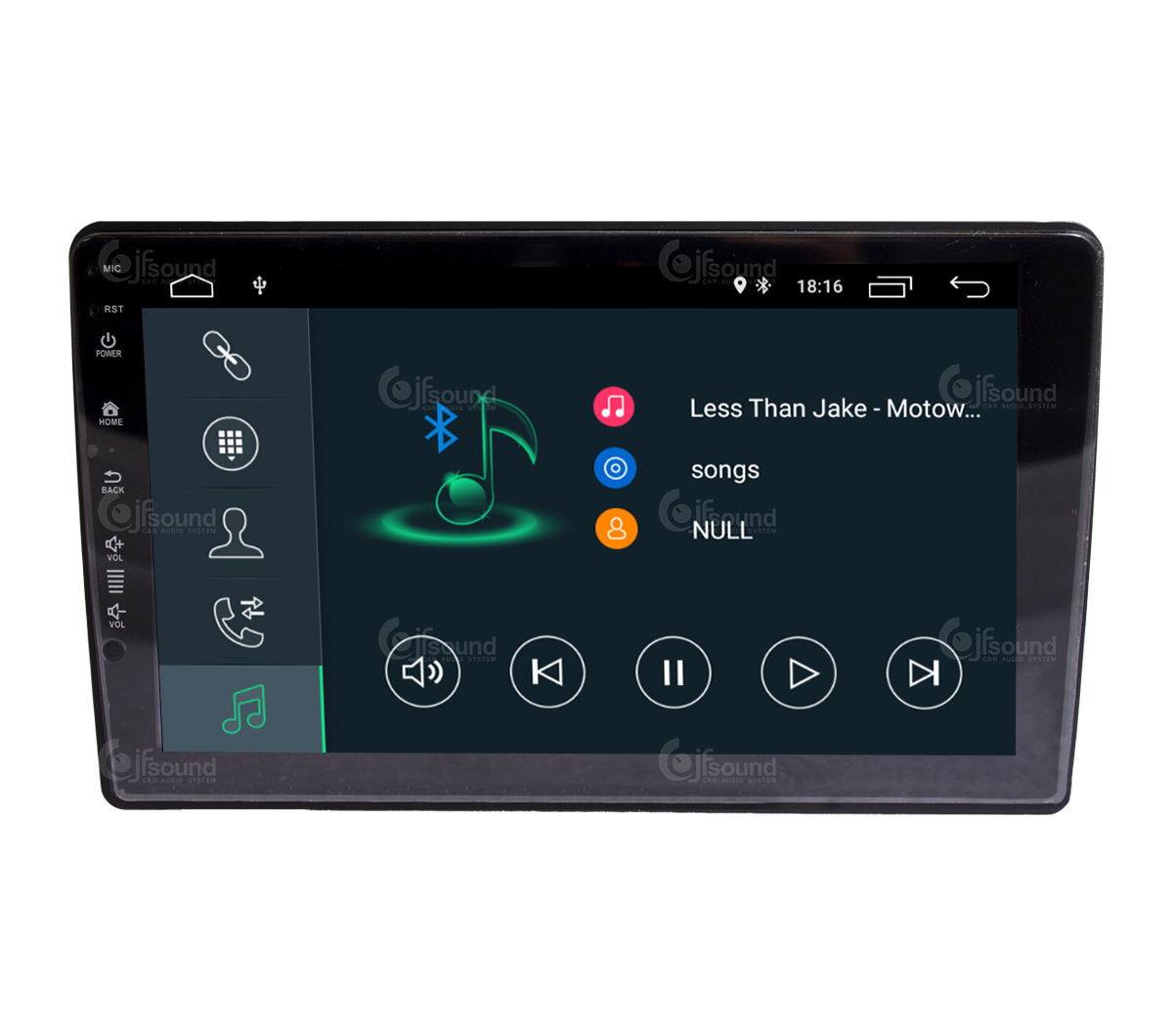 JFSound X7C-PRO JF-039A4-X7C-PRO autoradio Audi A4 con DSP