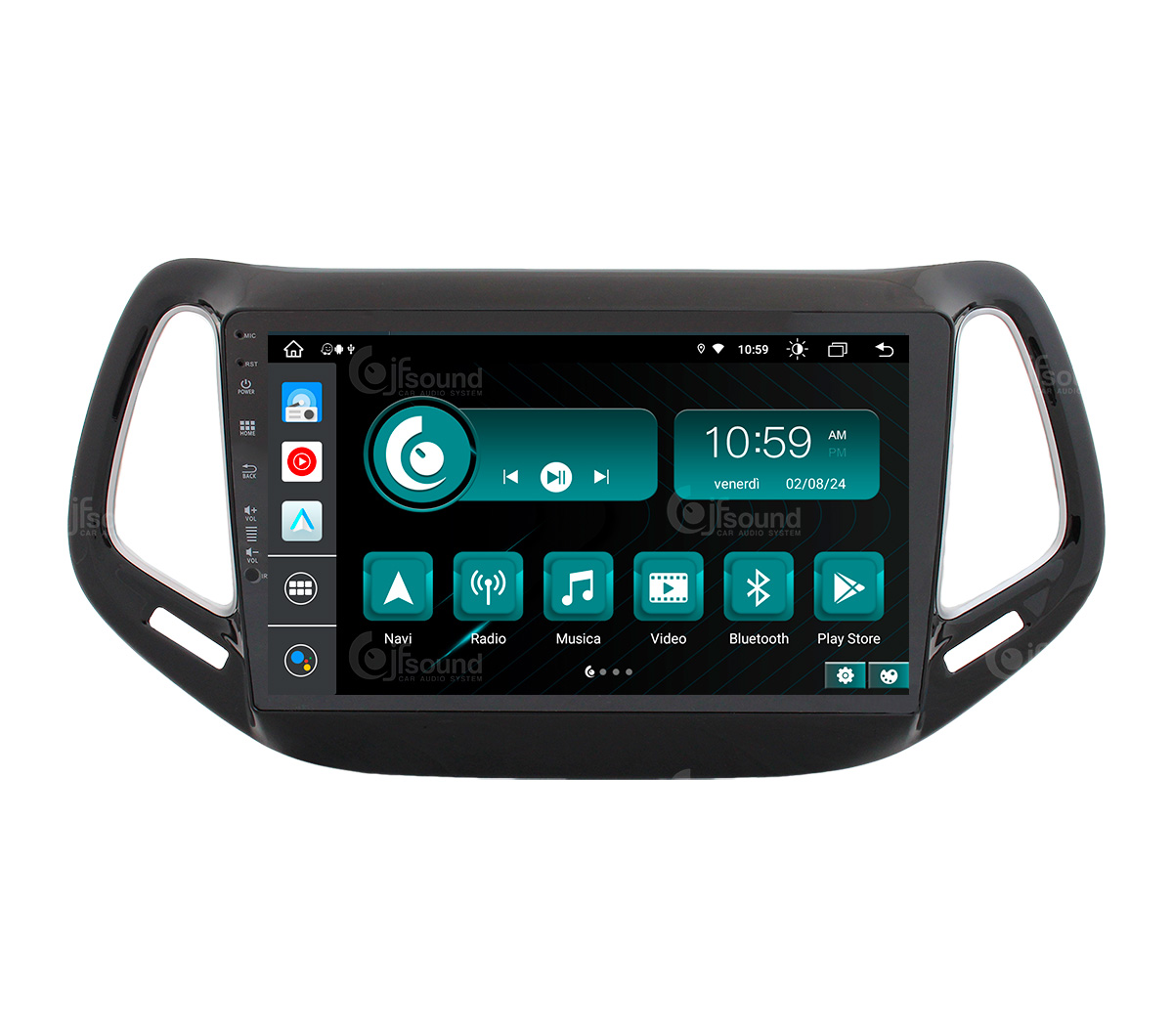 JFSound X9C-PRO JF-031JC-X9C-PRO autoradio per Jeep Compass