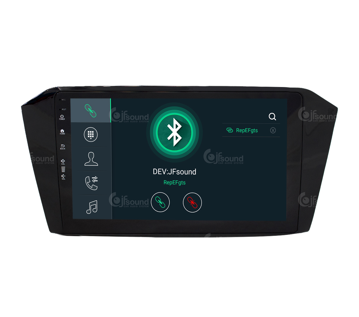 JFSound X9C-PRO JF-031WP-X9C-PRO autoradio Volkswagen Passat 4G
