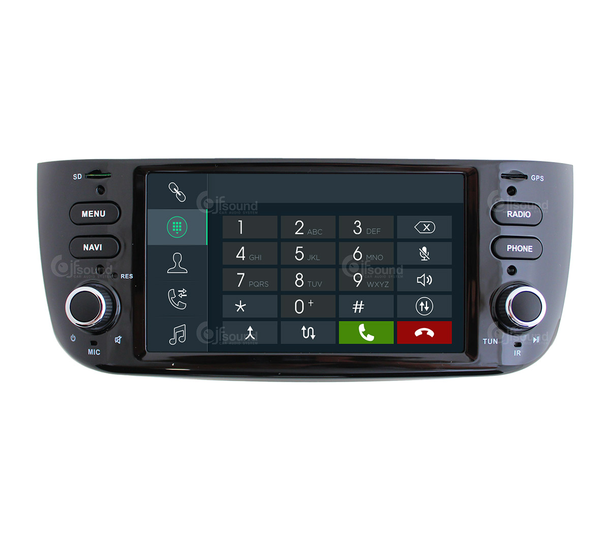 JFSound X9C-PRO JF-132FL-X9C-PRO autoradio Android Fiat Punto EVO 4G