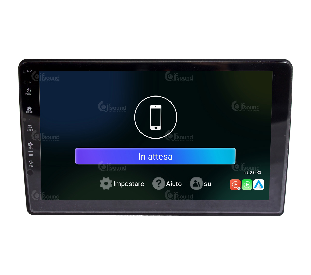 JFSound UP-PRO JF-039A4-UP-PRO autoradio Audi A4 CarPlay wireless