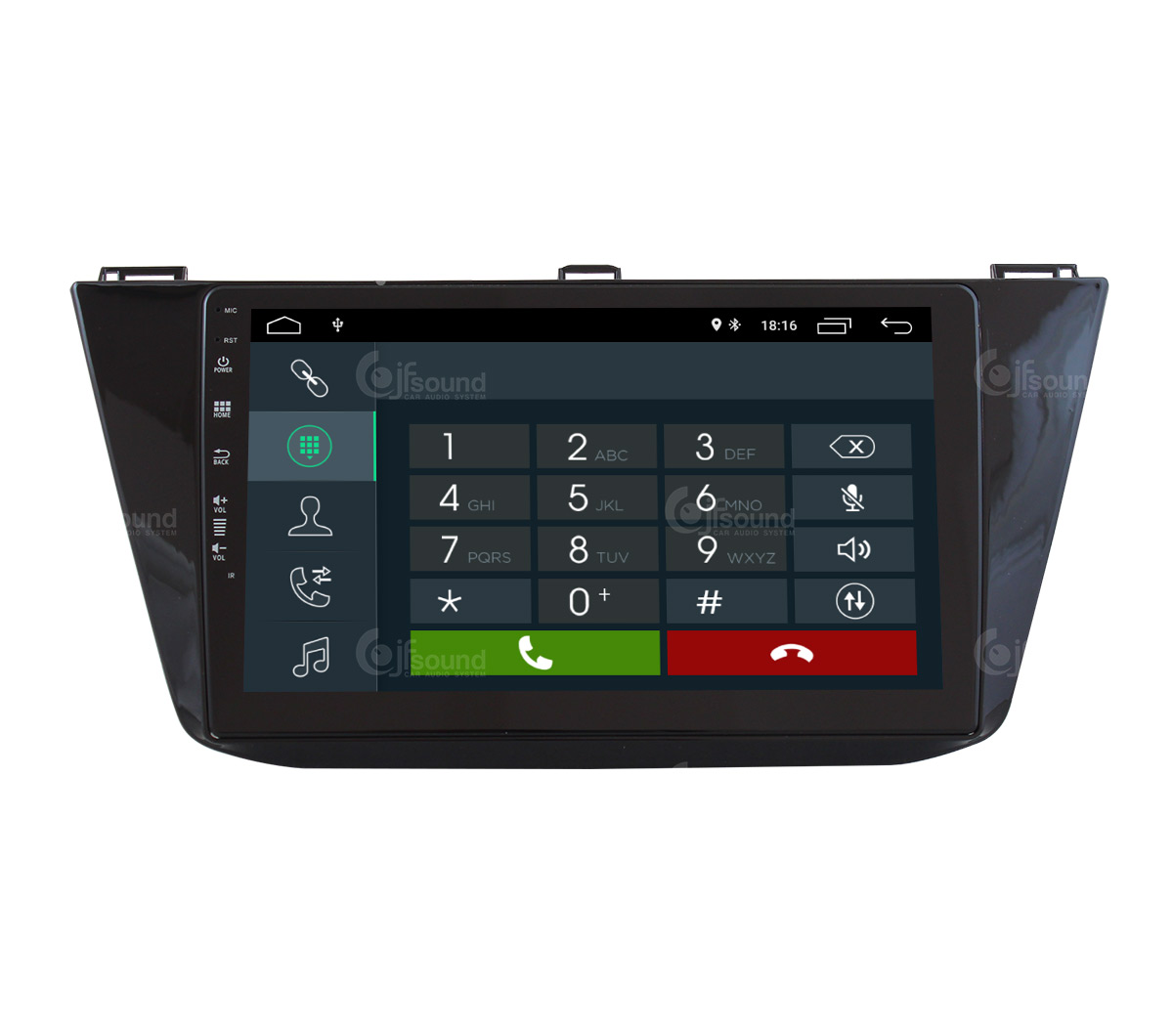 JFSound X7C-PRO JF-031WT-X7C-PRO autoradio Tiguan DSP