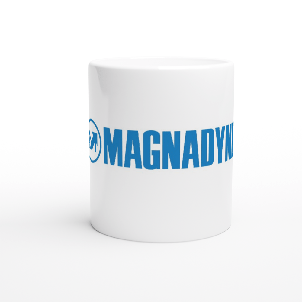Magnedyne Merch tazza ceramica bianca 11oz microonde