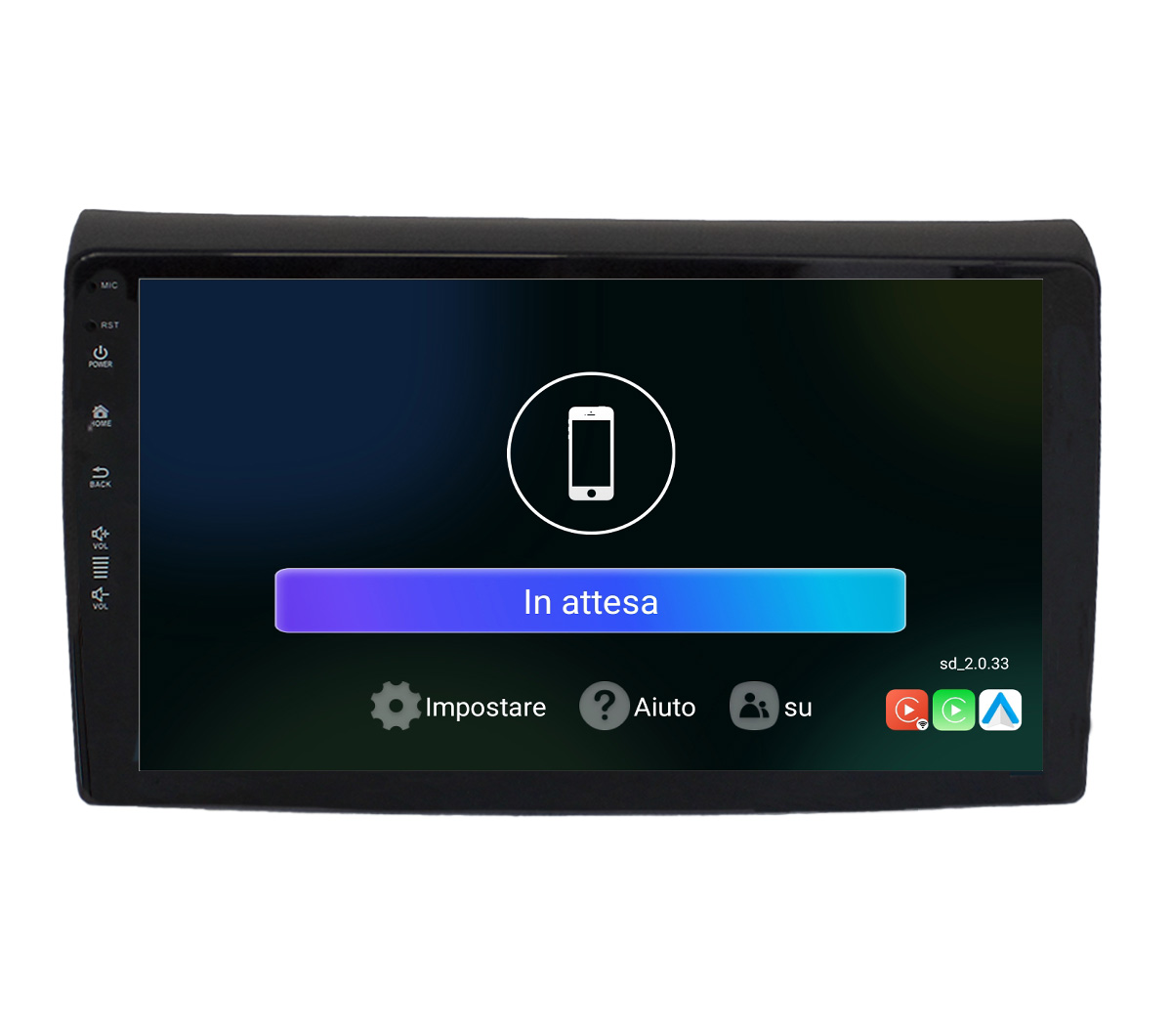 JFSound UP-PRO JF-039FB autoradio Android per Fiat Bravo CarPlay