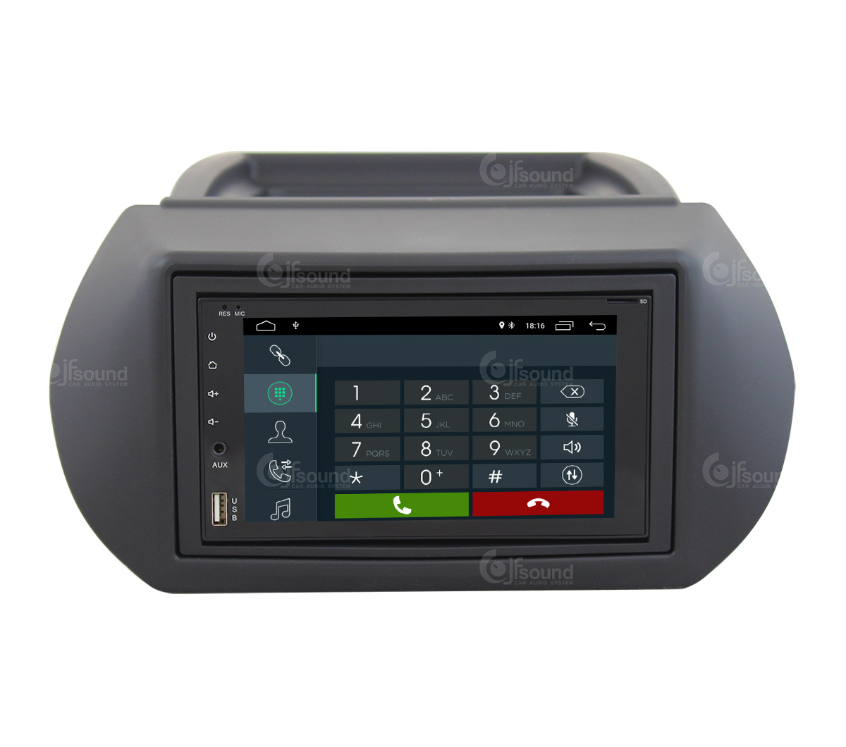 JFSound X7C-PRO JF-227 autoradio Android DSP Fiorino Qubo