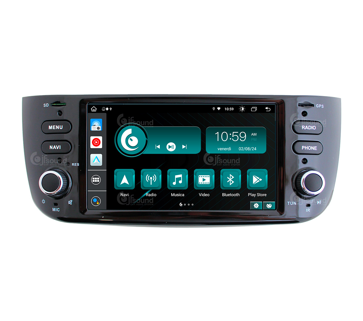 JFSound X9C-PRO JF-132FL-X9C-PRO autoradio Android Fiat Punto EVO 4G
