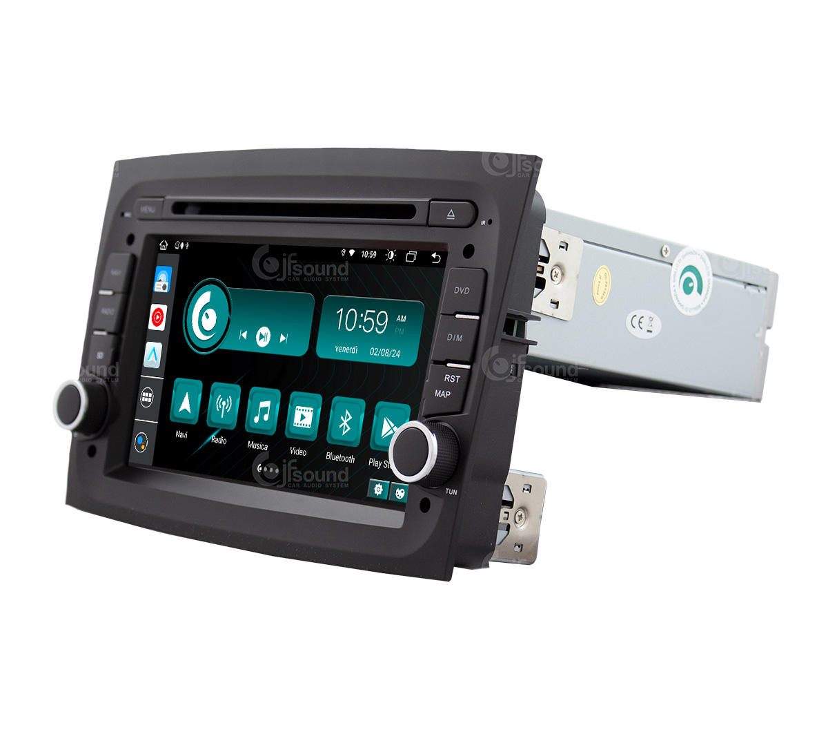 JFSound X9C-PRO JF-037FD-X9C-PRO autoradio per Fiat Doblò 4G