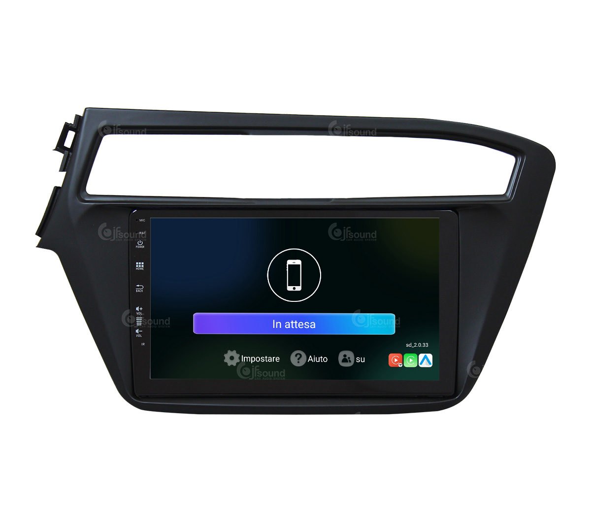 JFSound UP-PRO JF-139I2-UP-PRO autoradio Android per Hyundai I20