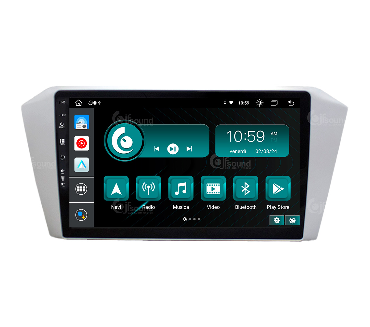 JFSound X9C-PRO JF-131WP autoradio Passat 4G retrocamera