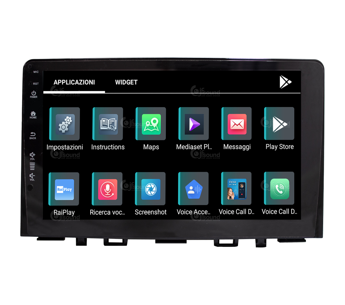 JFSound X9C-PRO JF-039KR-X9C-1-PRO autoradio Rio Stonic 4G