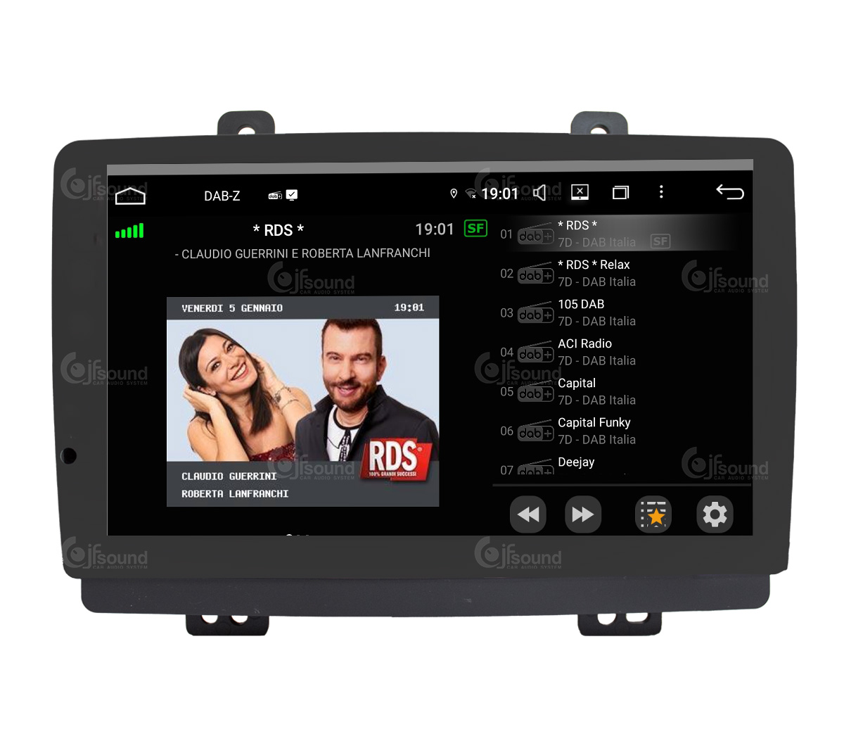 JFSound UP-PRO JF-039D5-UP-PRO autoradio Android per DR F35