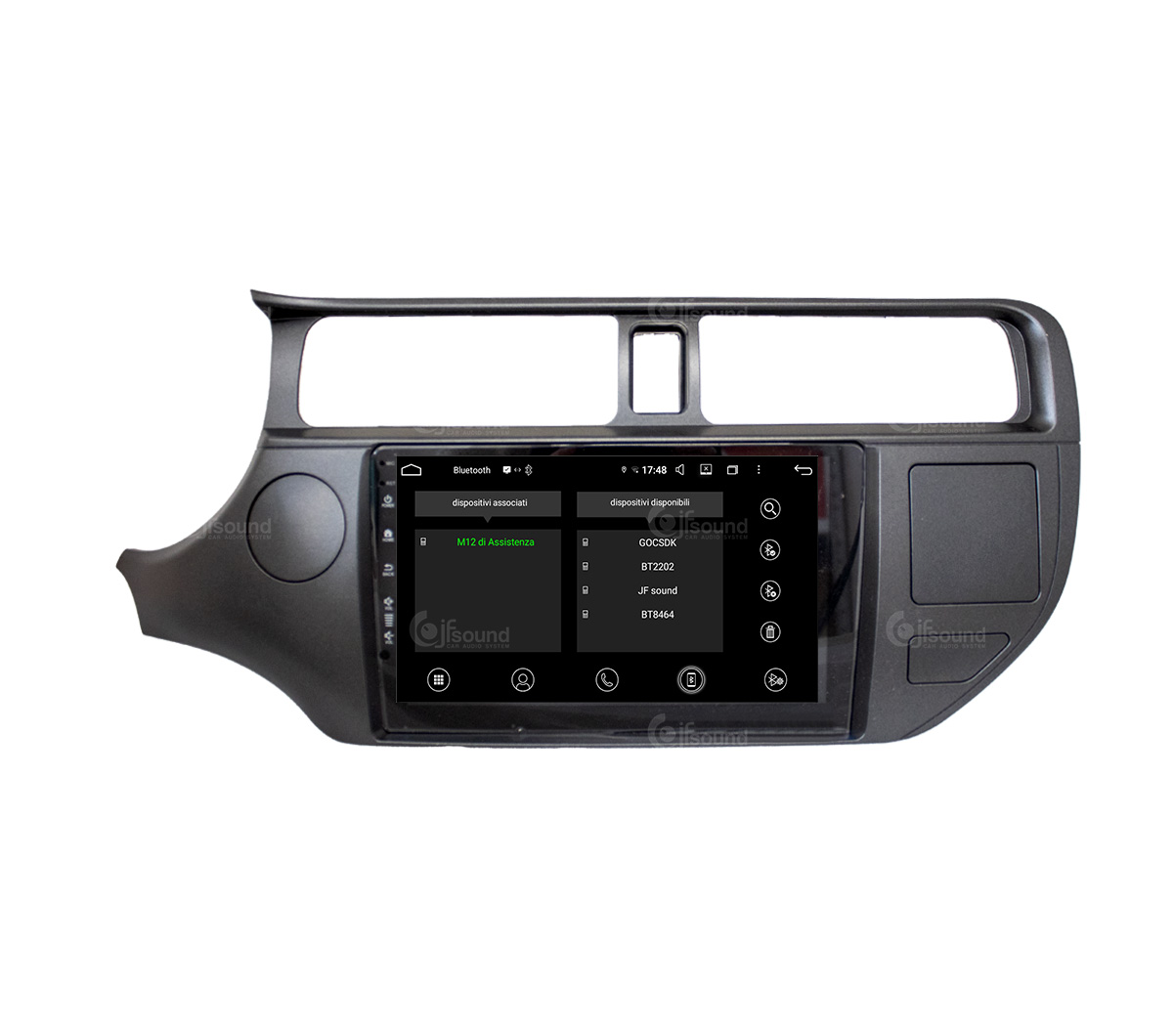 JFSound UP-PRO JF-239KR autoradio Android Kia Rio wireless