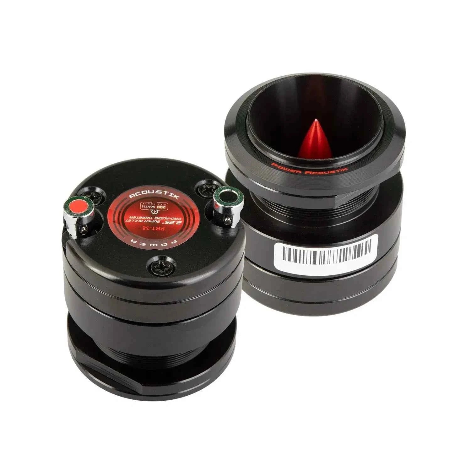 Power Acoustik PRT-38 tweeter bullet 2,25" coppia alluminio