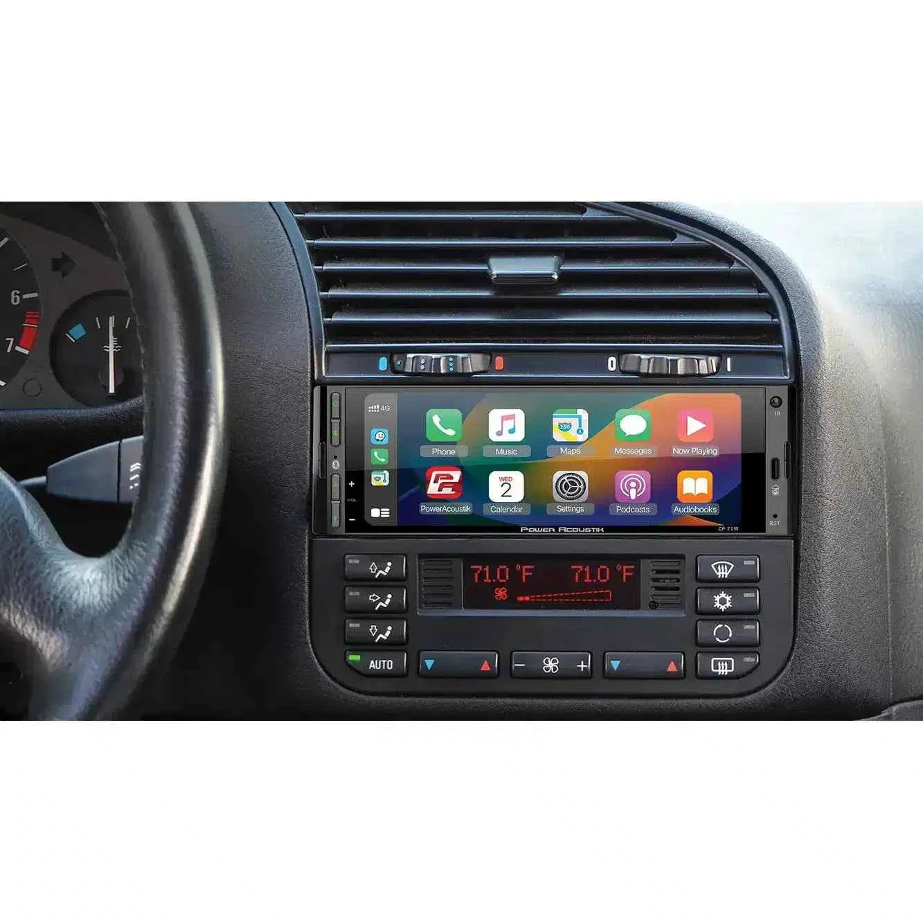 Power Acoustik CP-71W Autoradio 1 DIN 6,5" CarPlay Wireless