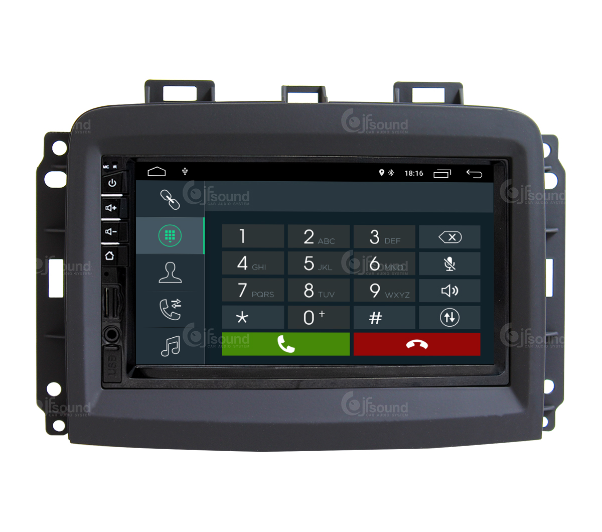 JFSound X7C-PRO JF-007-X7C-FL-PRO autoradio Android Fiat 500L DSP