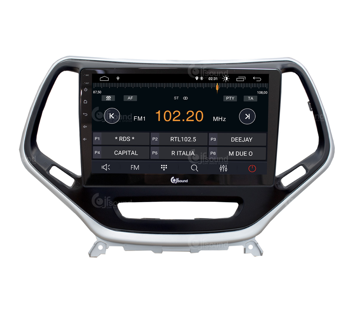 JFSound X7C-PRO JF-031JG-X7C-PRO autoradio Android per Jeep Cherokee DSP