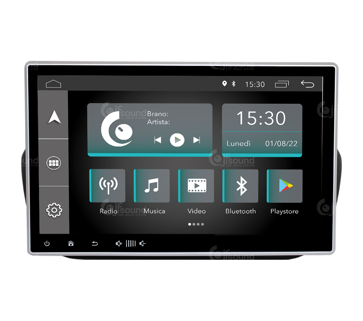 JFSound X7C-PRO JF-011-X7C-FF-PRO autoradio Fiat Fiorino con DSP