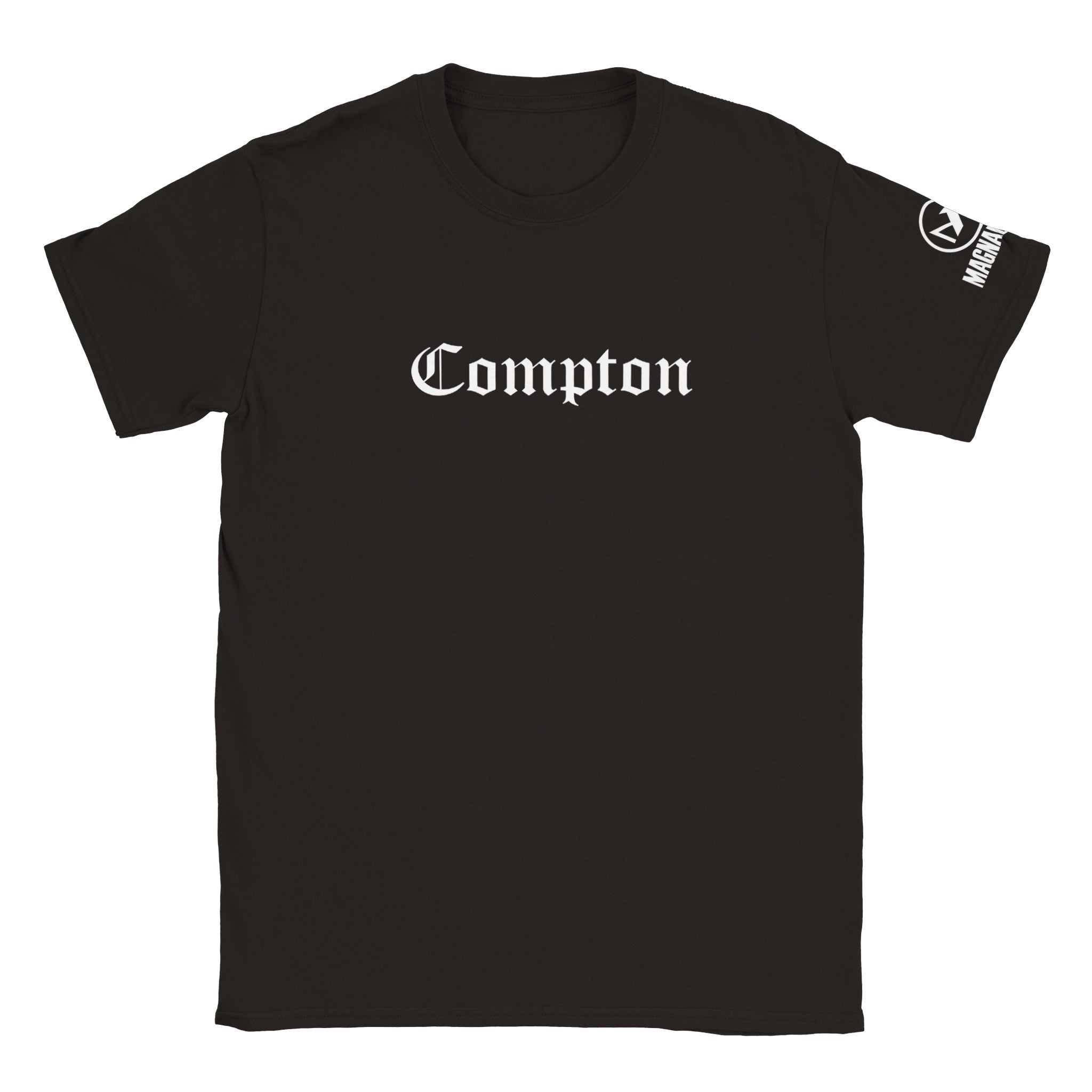 Magnedyne Compton maglietta girocollo nera L cotone unisex