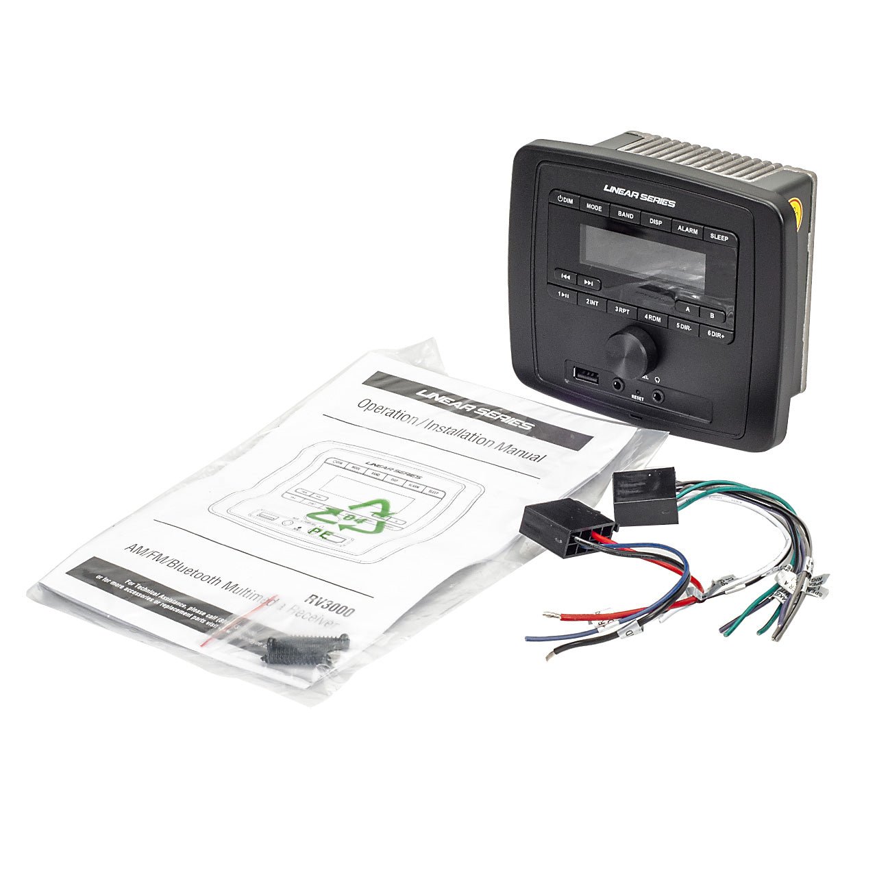 Linear RV3000 Ricevitore Parete AM/FM USB Bluetooth
