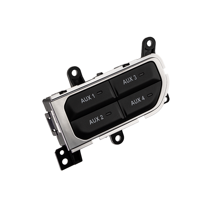 Z-Automotive 6BE581X9AE interruttori AUX Wrangler JL argento