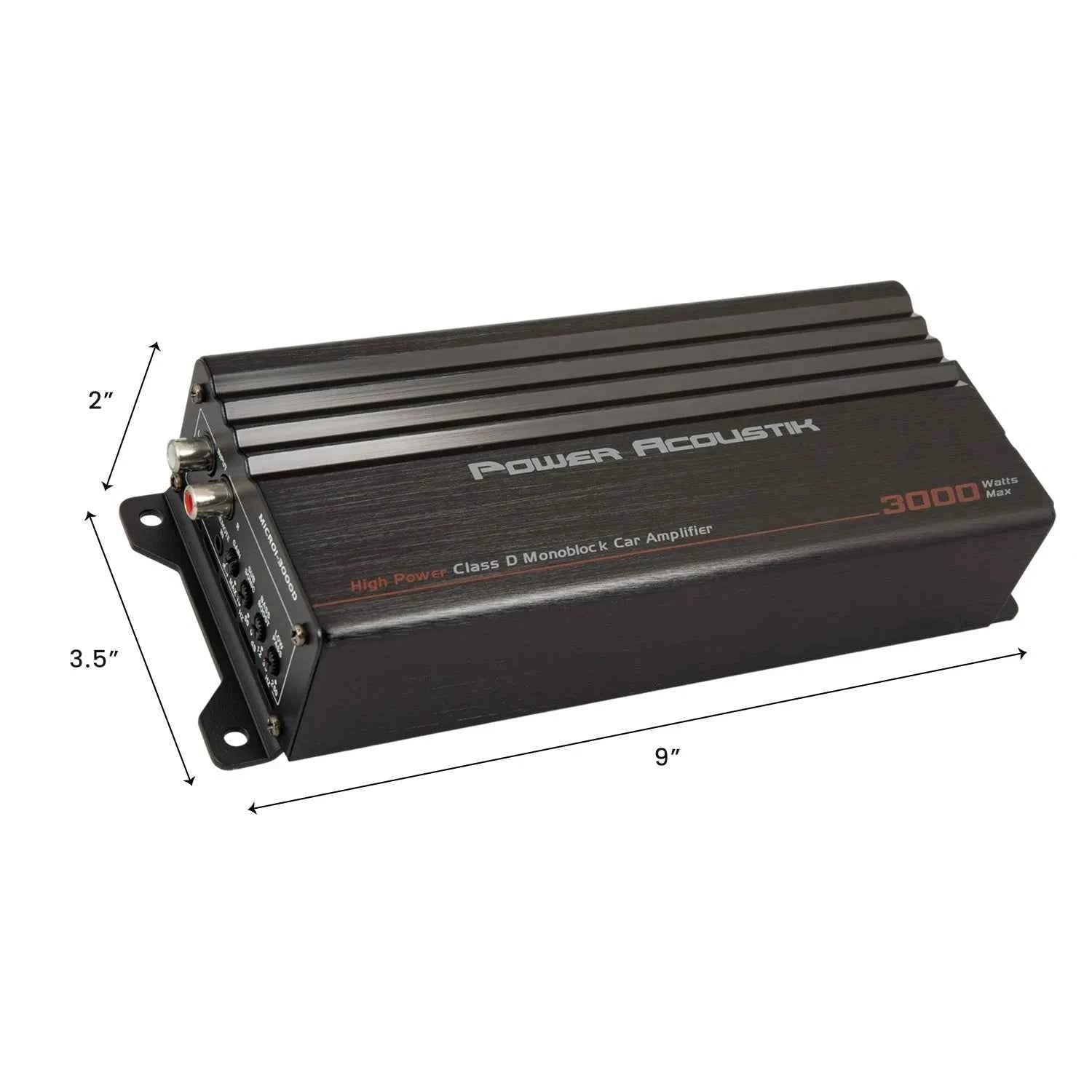 Power Acoustik RAZOR MICRO1-3000D amplificatore 3000W