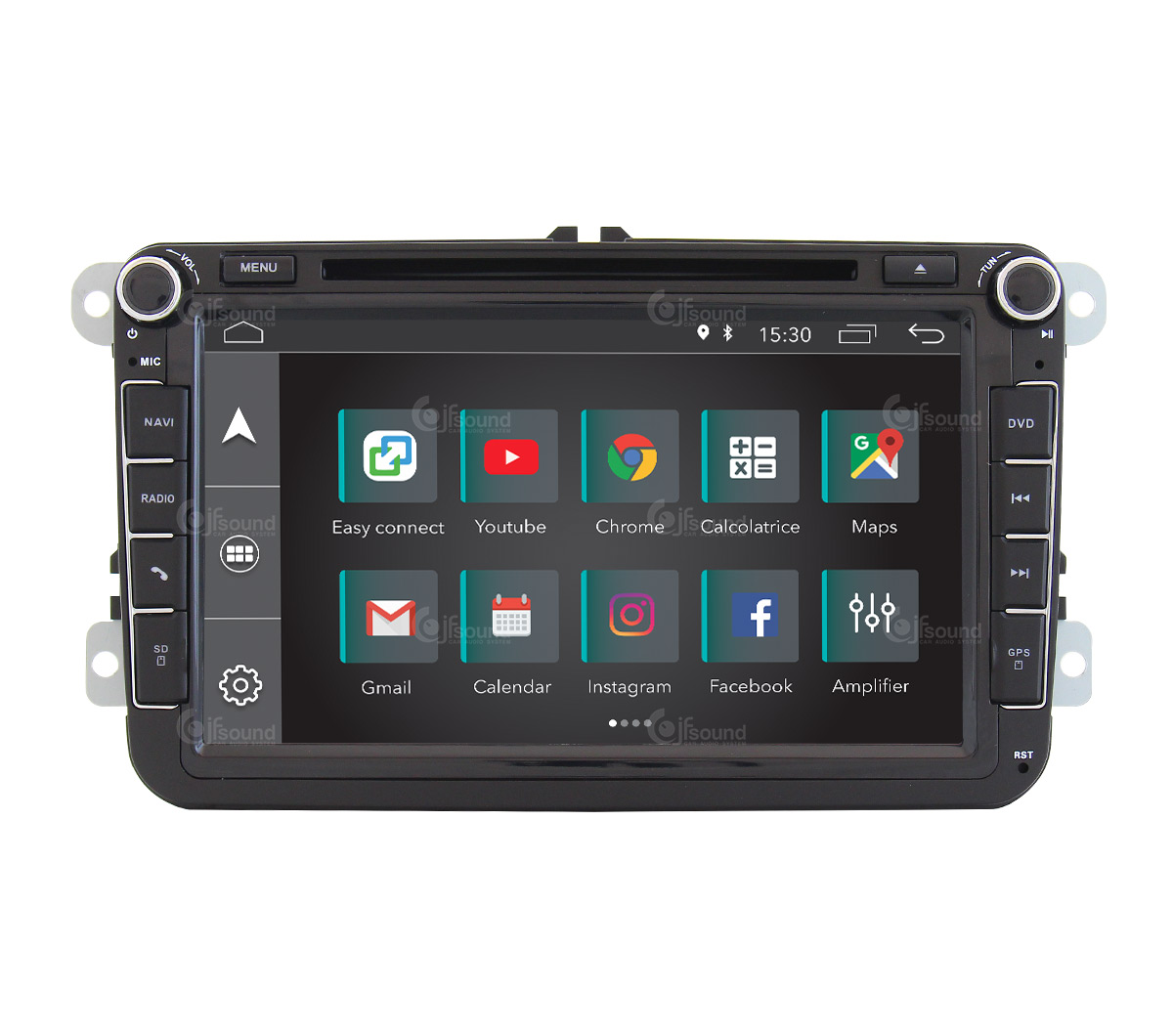 JFSound X7C-PRO JF-038W6-X7C-PRO autoradio Volkswagen DSP