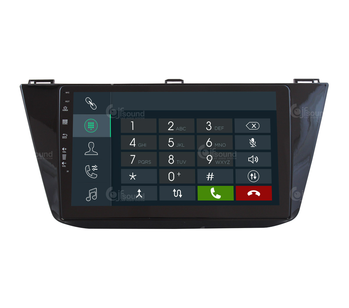 JFSound X9C-PRO JF-031WT-X9C-PRO autoradio Android Tiguan 4G DSP