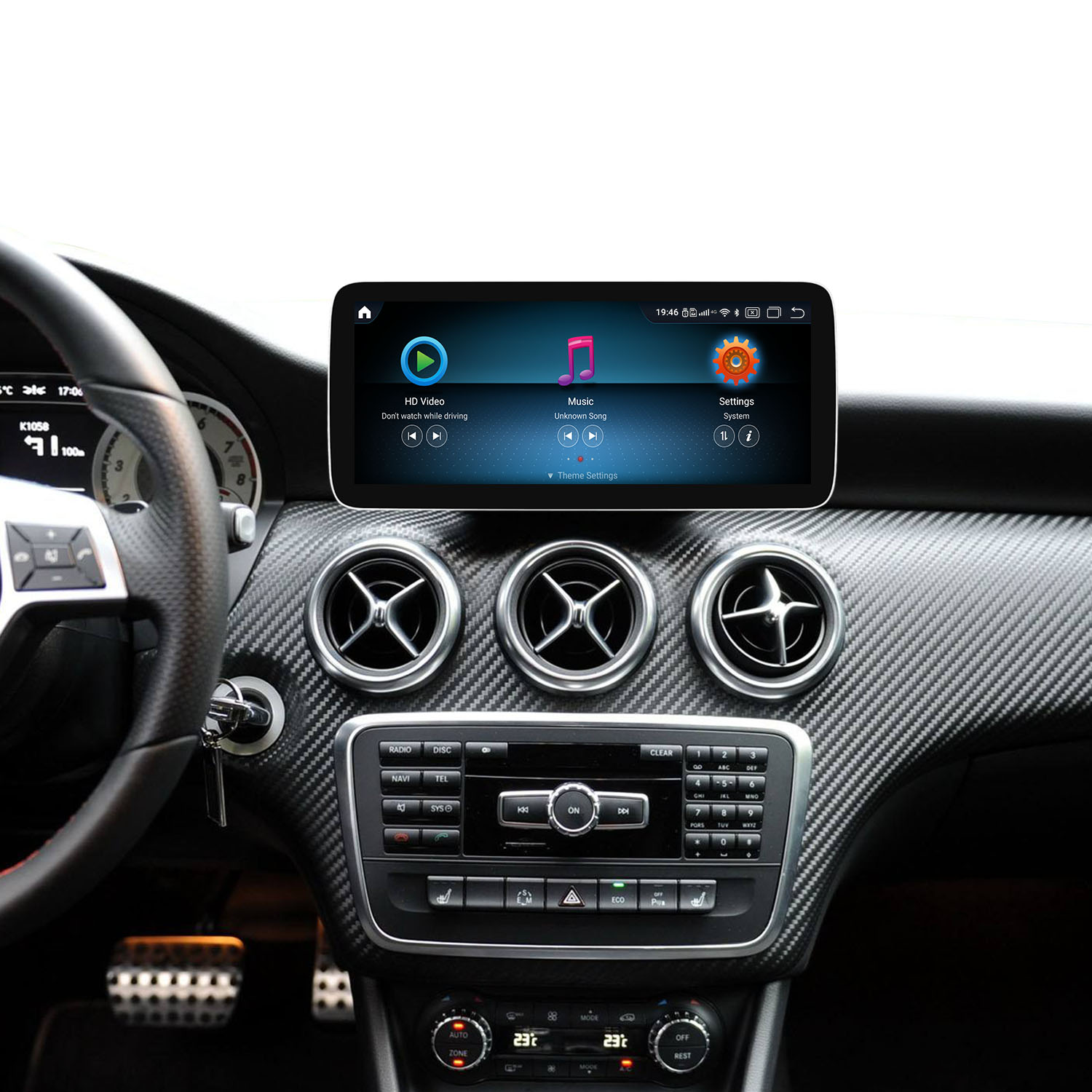 JFSound JF-032MAO-NTG4.5 sistema multimediale Mercedes A CLA GLA