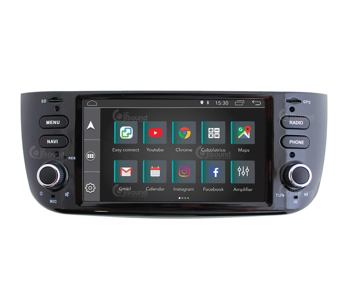 JFSound X7C-PRO JF-132FL autoradio Android per Fiat Punto EVO DSP