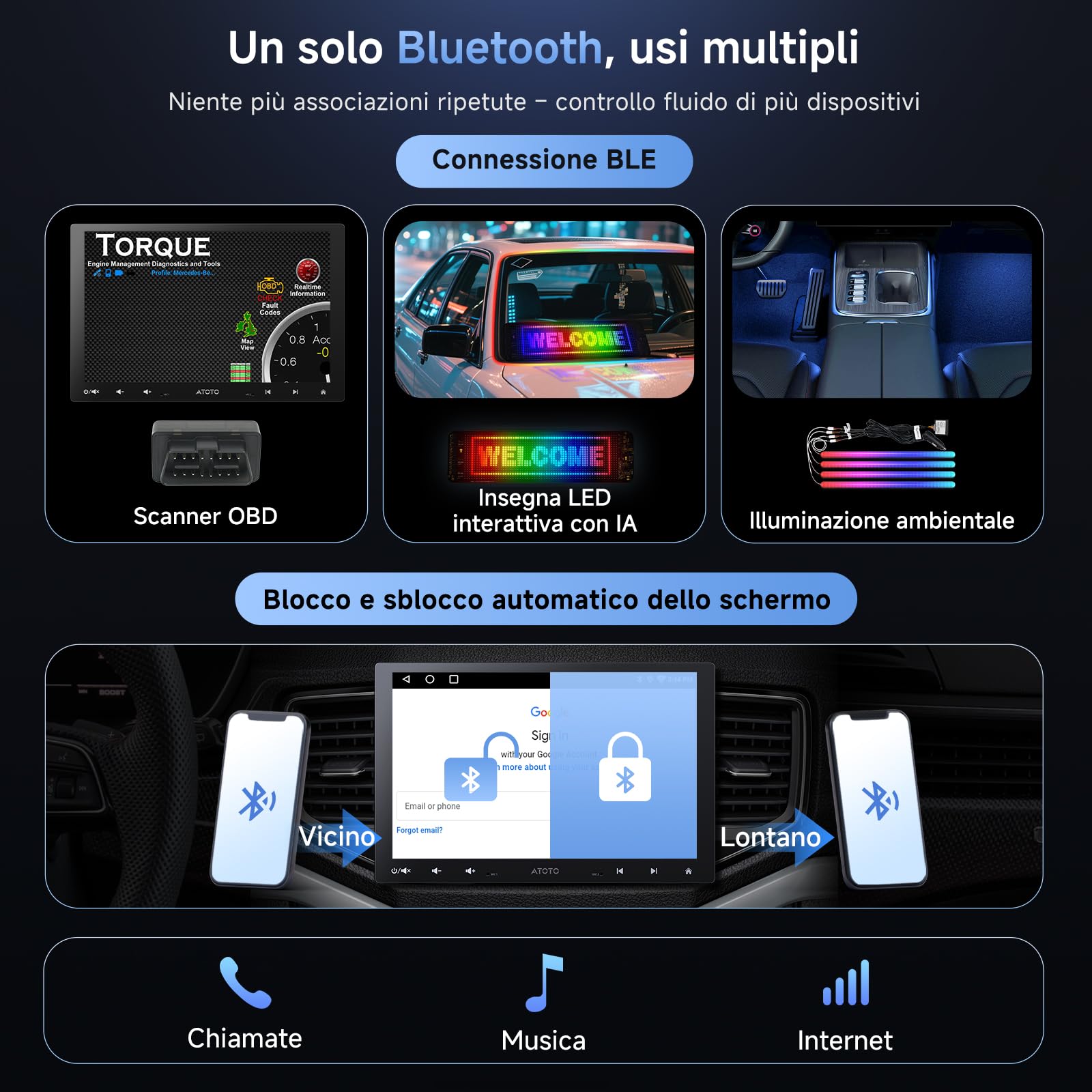 ATOTOZONE Car Stereo A5LG110T autoradio 10" 2+32G CarPlay