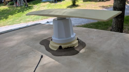 Magnedyne RV TV WF-B2T base antenna tetto twist-on