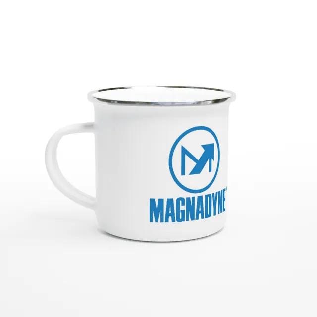 Magnedyne Tazza Smaltata Bianca 12oz 355ml Campeggio