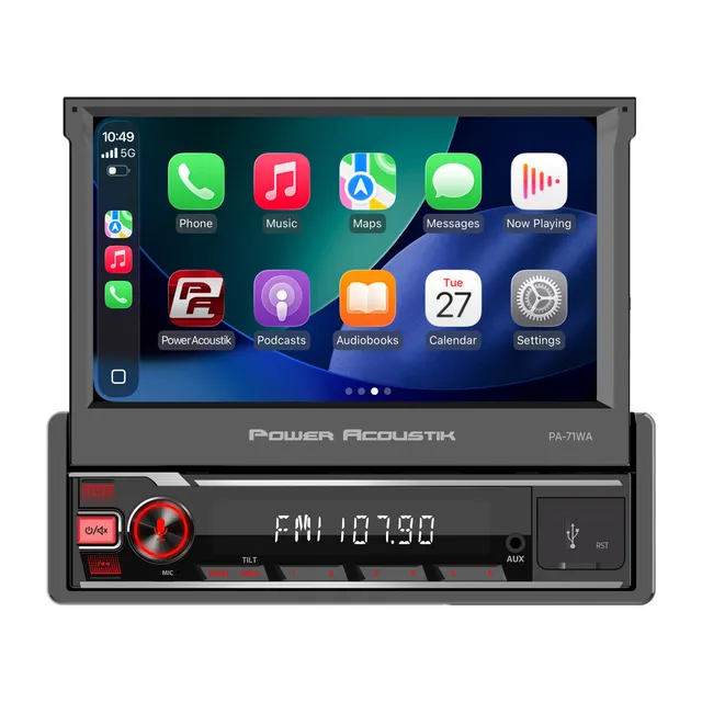 Power Acoustik PA-71WA autoradio 1 DIN 7" CarPlay wireless