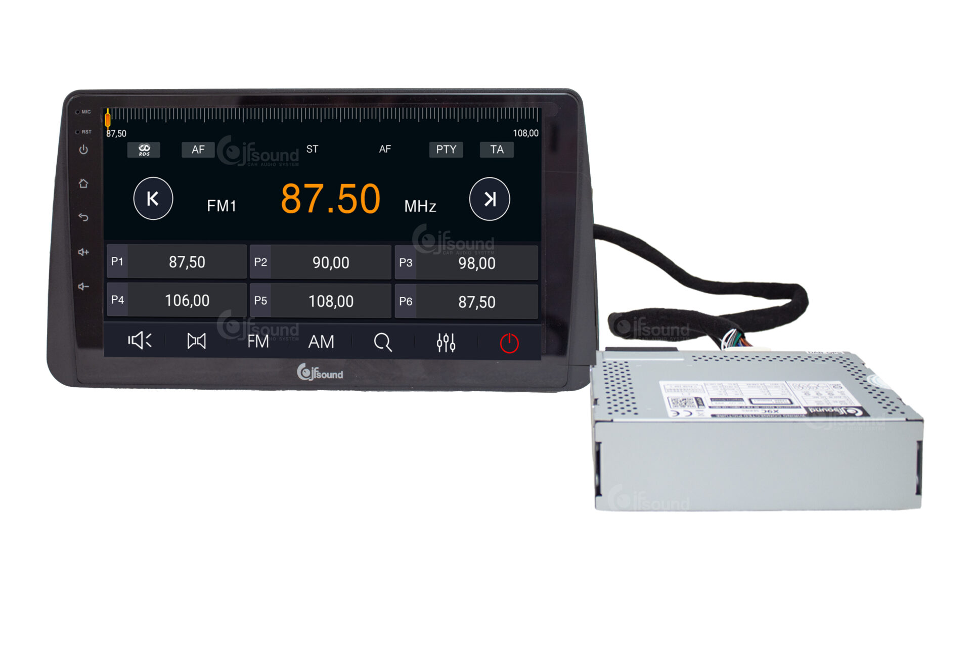 JFSound X9C-PRO JF-039FT autoradio Android per Fiat Tipo 4G DSP