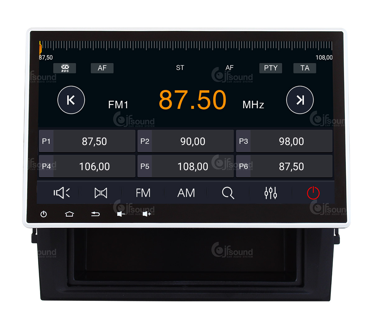 JFSound X9C-PRO JF-011-X9C-WT-PRO autoradio Transporter 4G