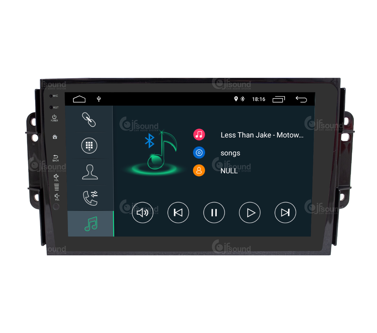 JFSound X7C-PRO JF-039D3-X7C-PRO autoradio Android DR 3 DSP