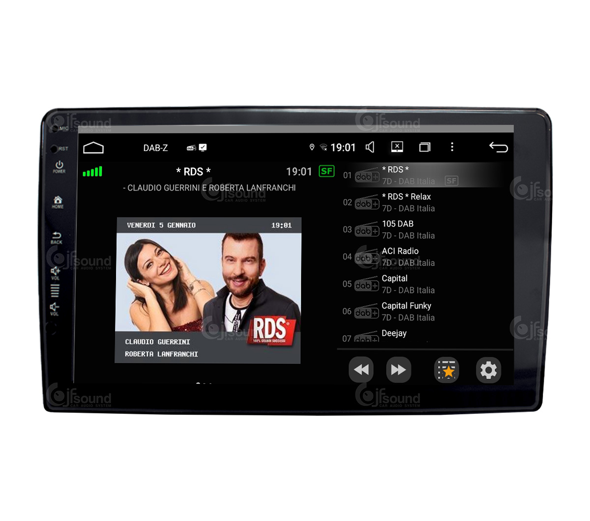 JFSound UP-PRO JF-139P8-X7C-PRO autoradio Android Peugeot 308
