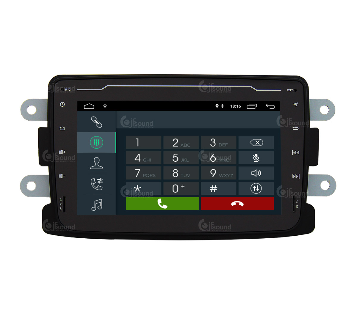 JFSound X7C-PRO JF-037 autoradio Android per Dacia Duster DSP