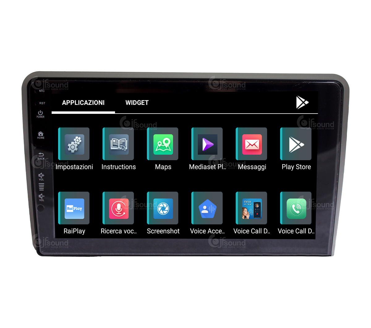JFSound X9C-PRO JF-039A3-X9C-PRO autoradio Android Audi A3 4G DSP