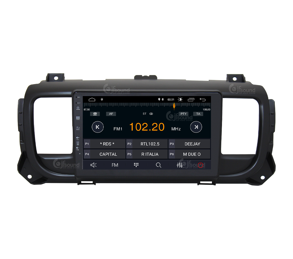 JFSound X7C-PRO autoradio Android per Jumpy Expert Proace DSP