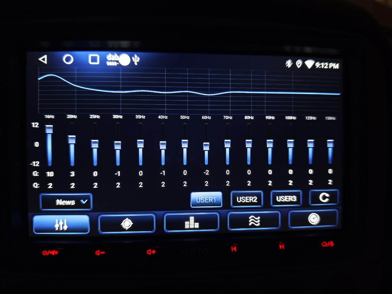 ATOTOZONE Car Stereo A5L Autoradio 2 DIN 7" 2+32G