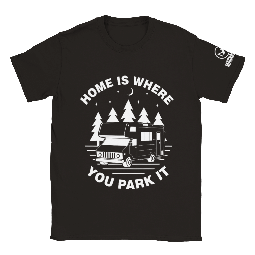 Magnedyne Home Is Where You Park It T-Shirt Cotone Taglia L