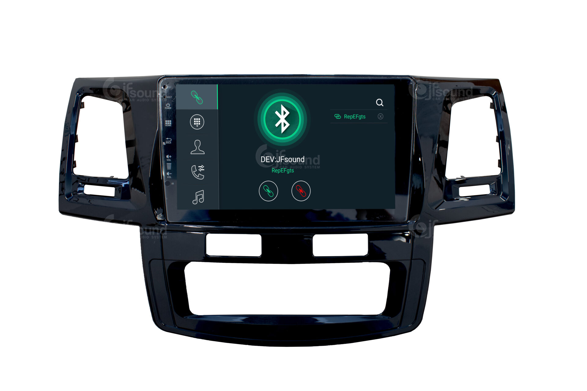 JFSound X9C-PRO JF-039TH autoradio Android Hilux 4G retrocamera